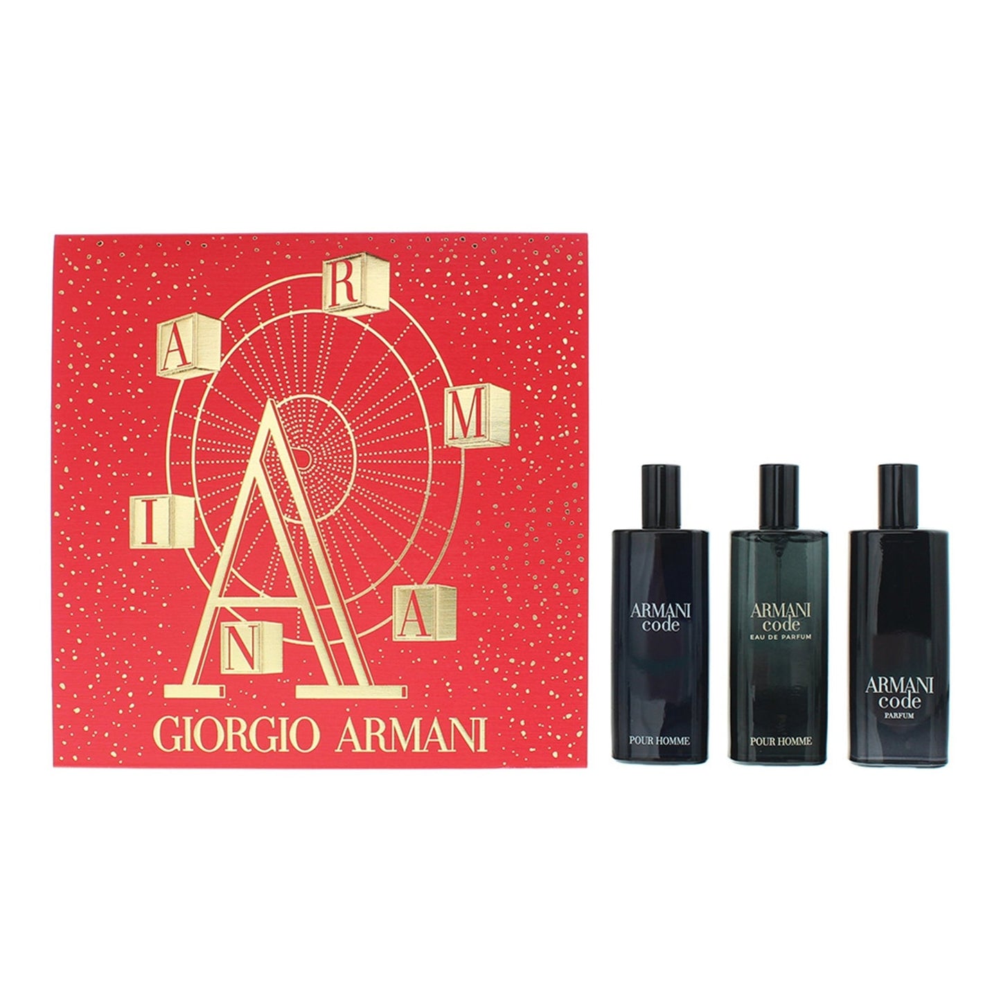 Giorgio Armani Code Geschenkset 15 ml Code EDT + 15 ml Code EDP + 15 ml Code