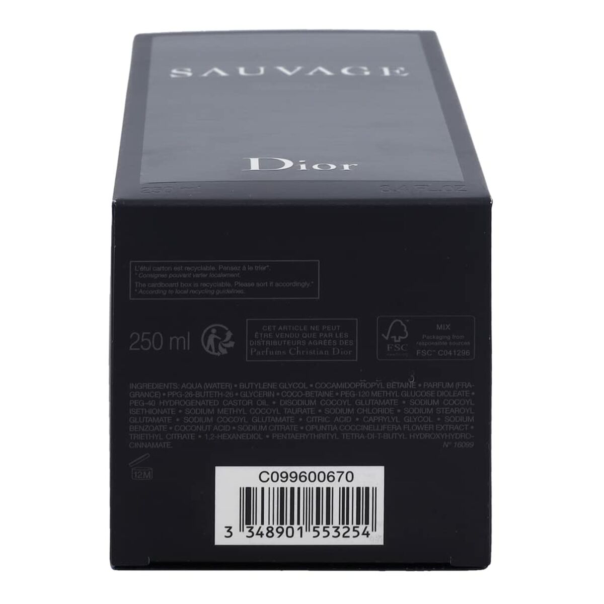 Men's Perfume Dior 099600670 50 ml 250 ml by Dior