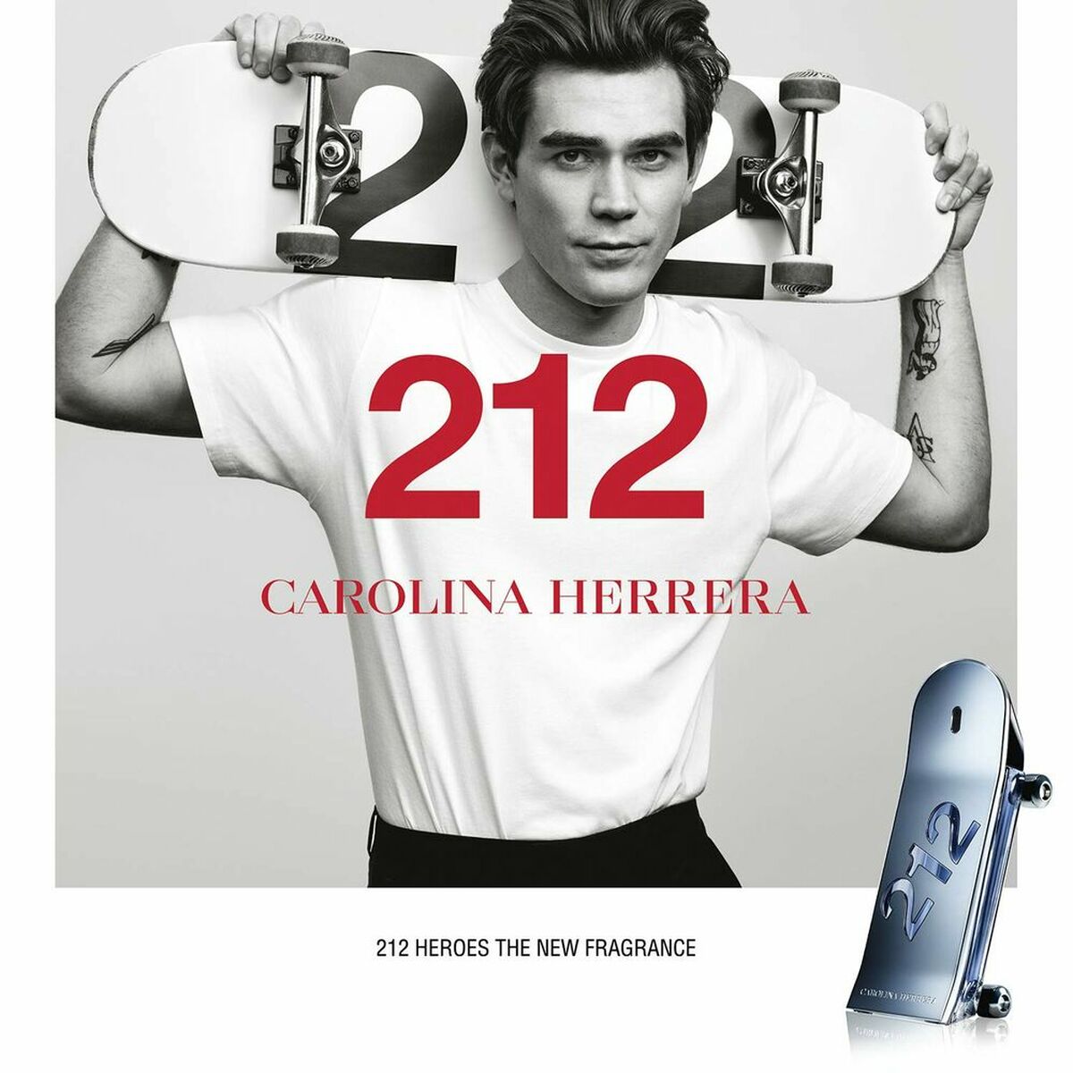 Herrenparfüm 212 Men Heroes Carolina Herrera 65156400 100 ml EDT