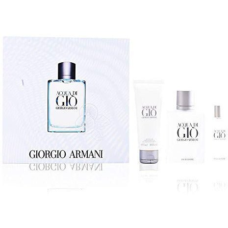 Acqua Di Gio Geschenkset 100 ml EDT + 75 ml Duschgel + 15 ml EDT